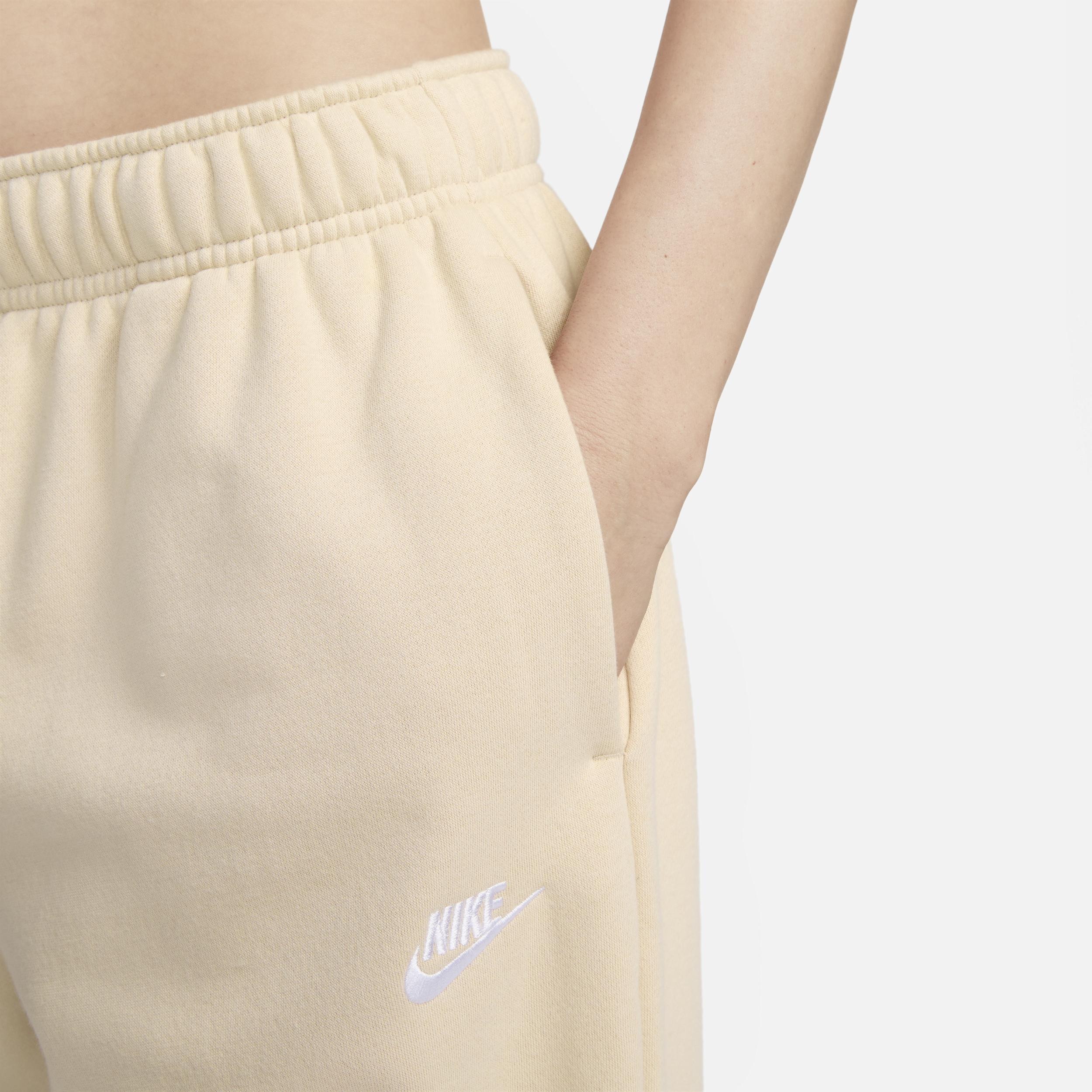 Womens Nike Sportswear Club Fleece Mid-Rise Oversized Sweatpants Product Image