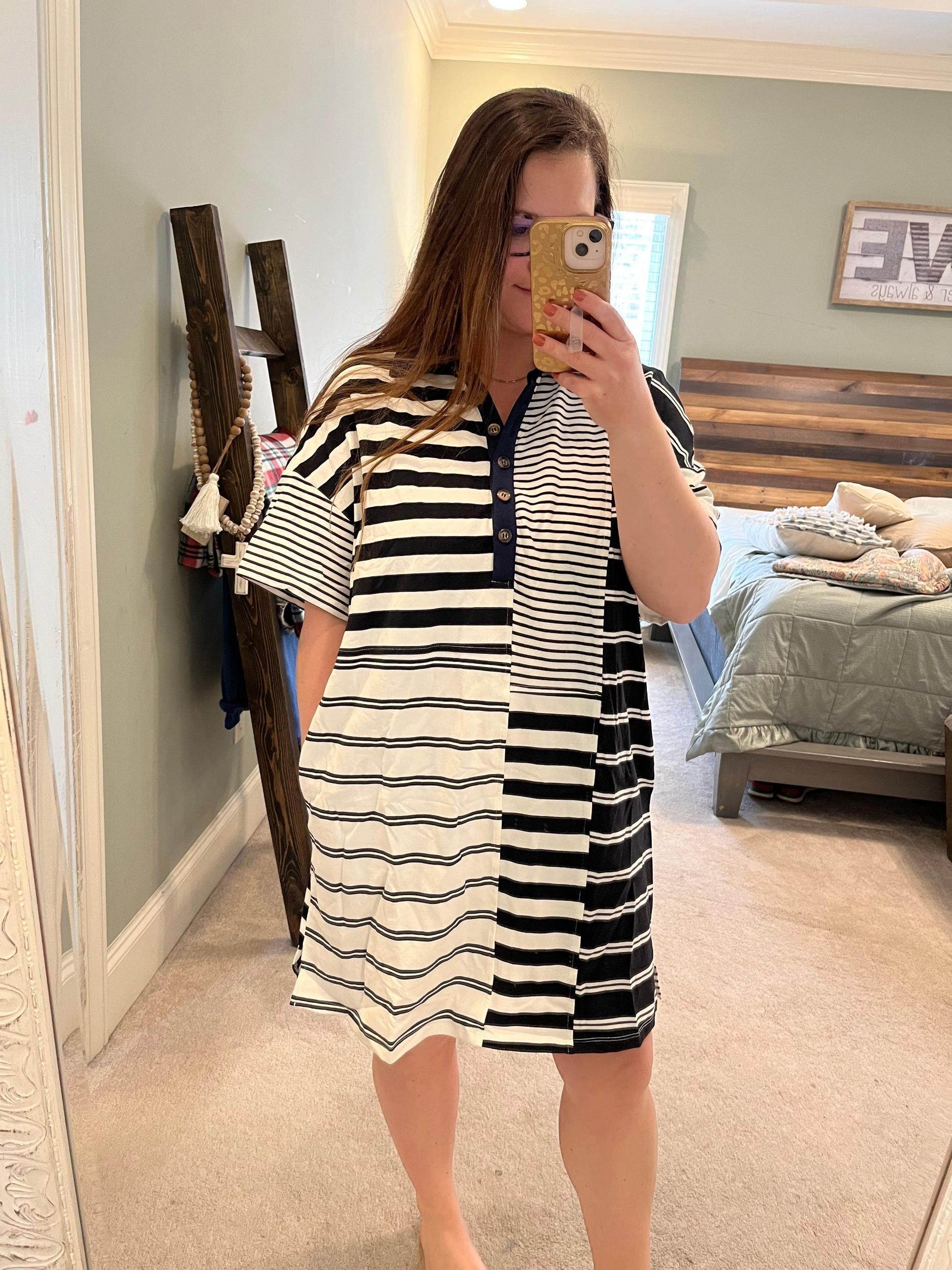 Oversized Button Dress Product Image