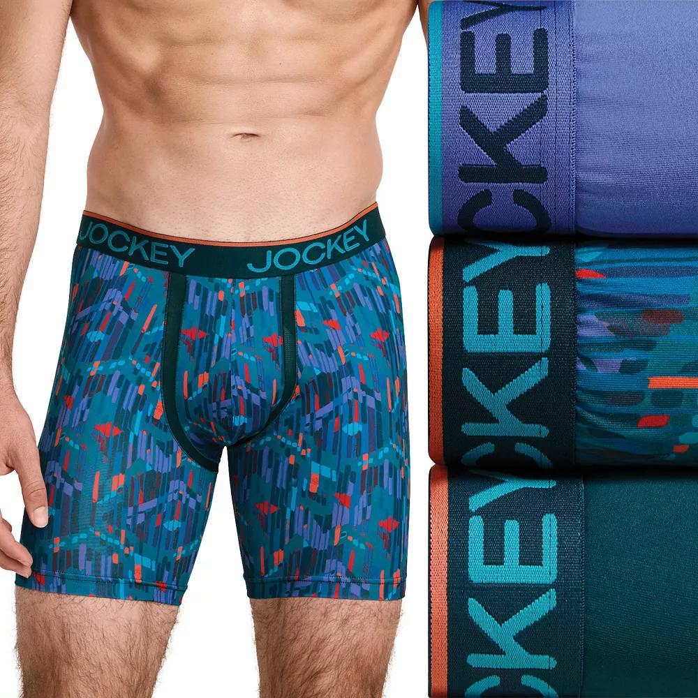 Mens Jockey 3-Pack Chafe Proof Pouch Microfiber 5 Boxer Briefs Product Image
