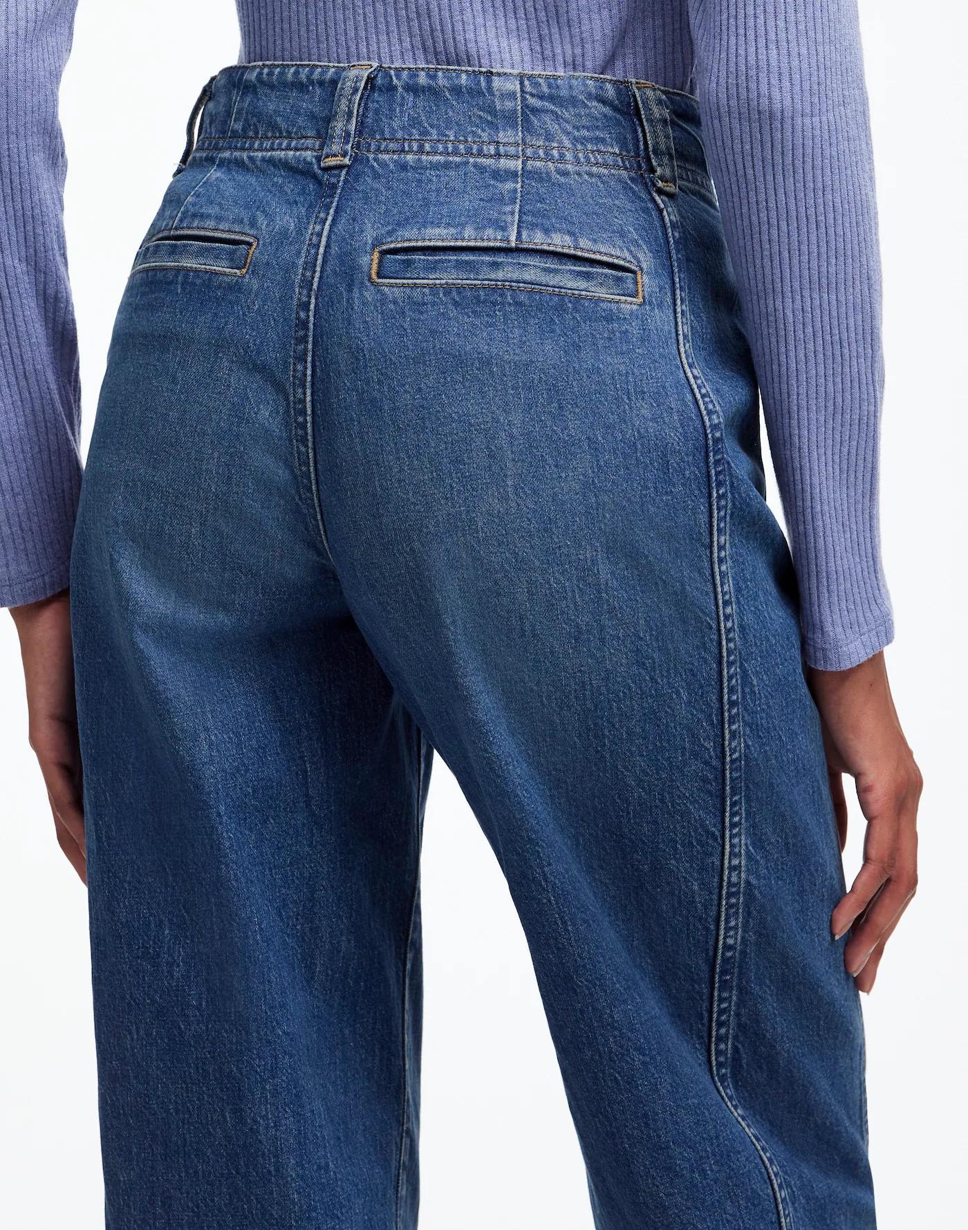 Tapered Denim Trousers Product Image