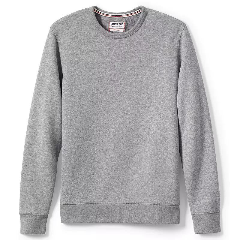 Mens Lands End Serious Sweats Crewneck Sweatshirt Grey Heather Product Image