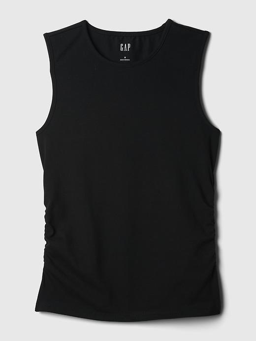 Compact Jersey Cropped Tank Top Product Image