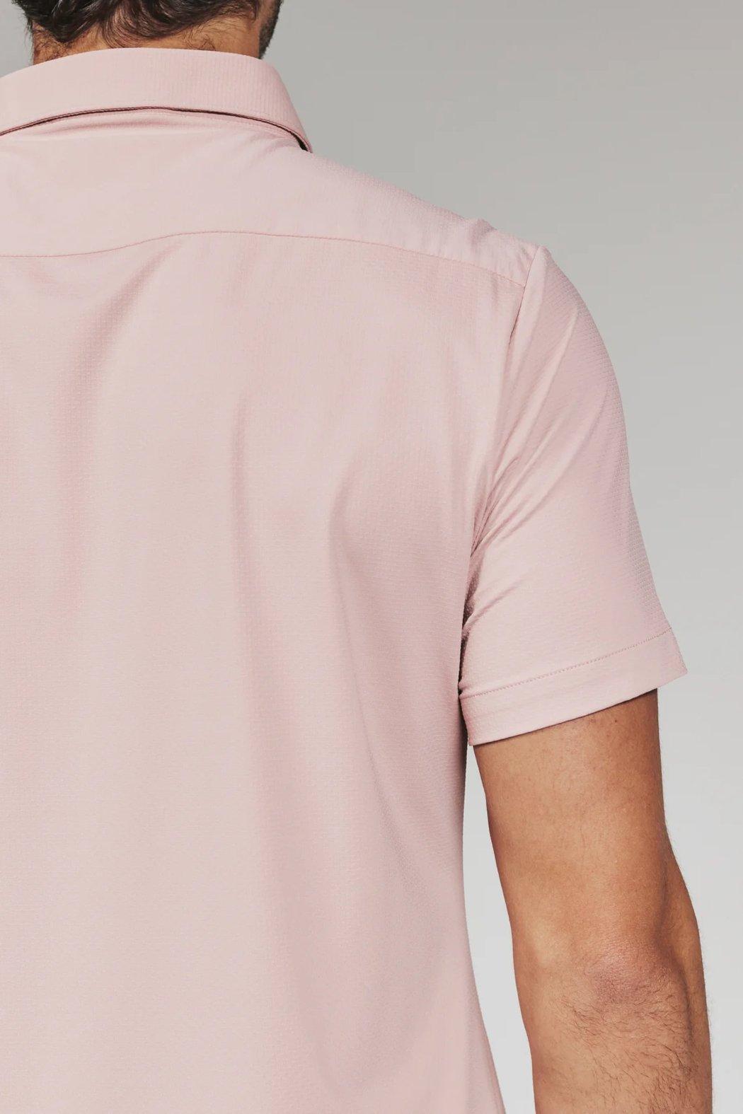 Azores Short Sleeve Shirt- Dusty Rose Product Image