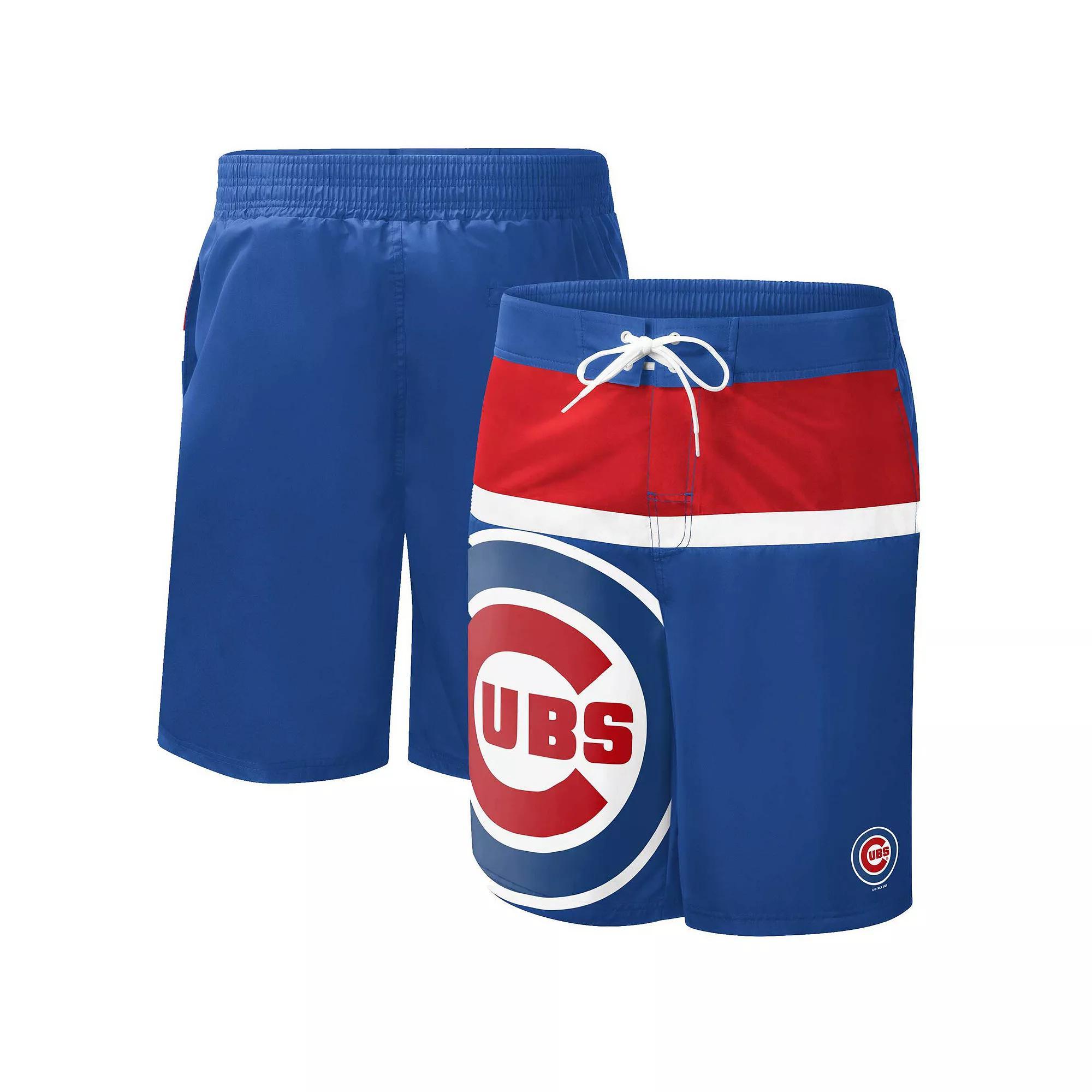 Mens G-III Sports by Carl Banks Royal Chicago Cubs Sea Wind Swim Shorts Product Image
