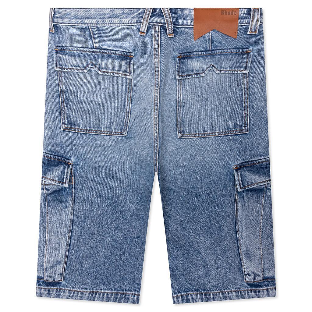 Cargo Denim Baggy Short - Bay Indigo Male Product Image