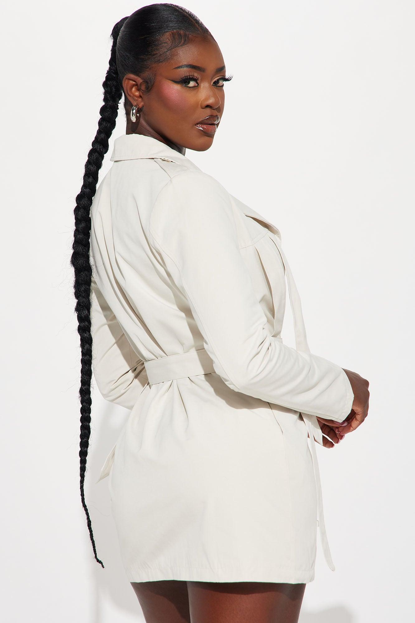 Keep It Strappy Mini Dress - Cream Product Image