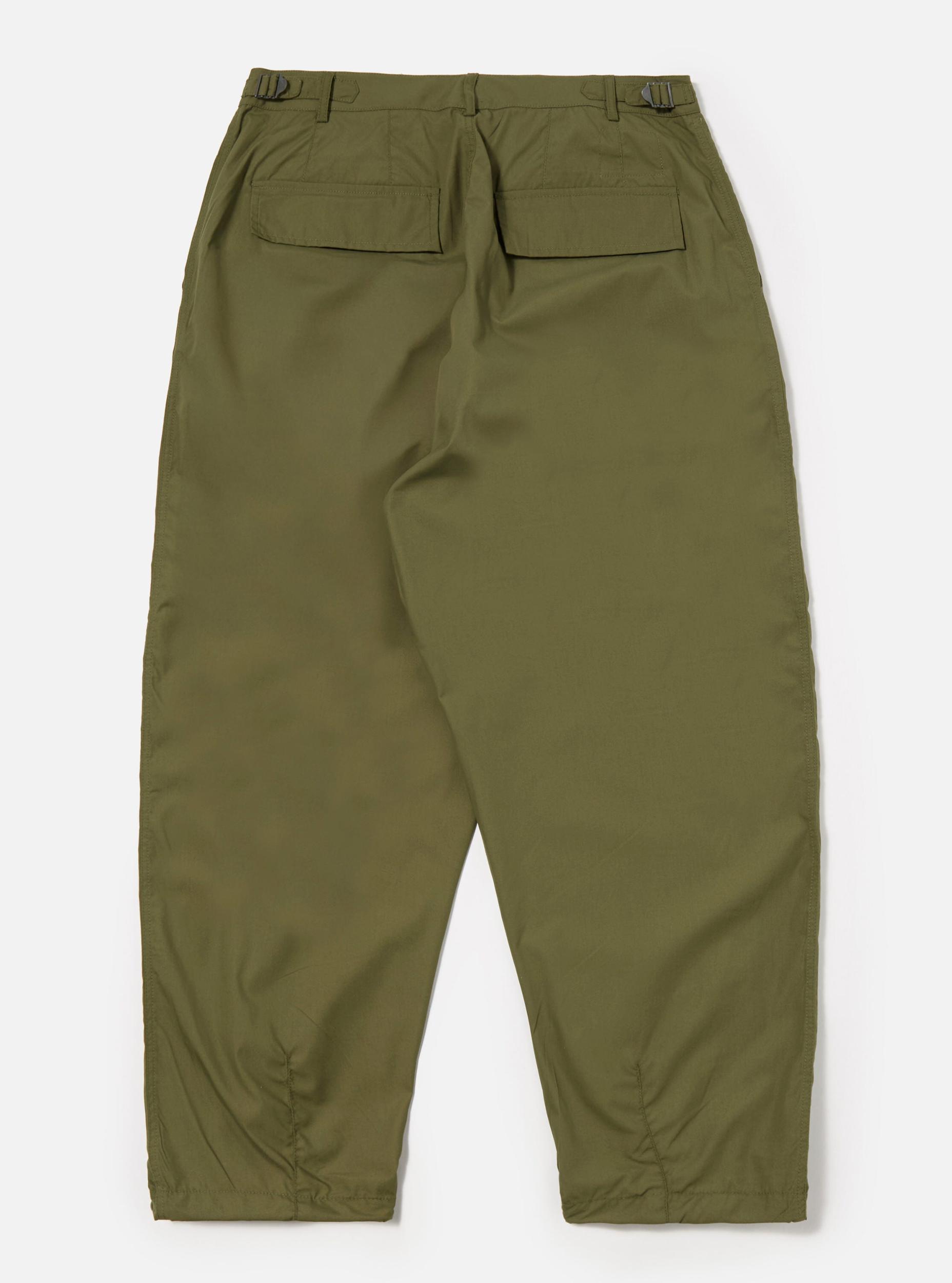Olive Recycled Polytech Loose Pilot Trouser Product Image