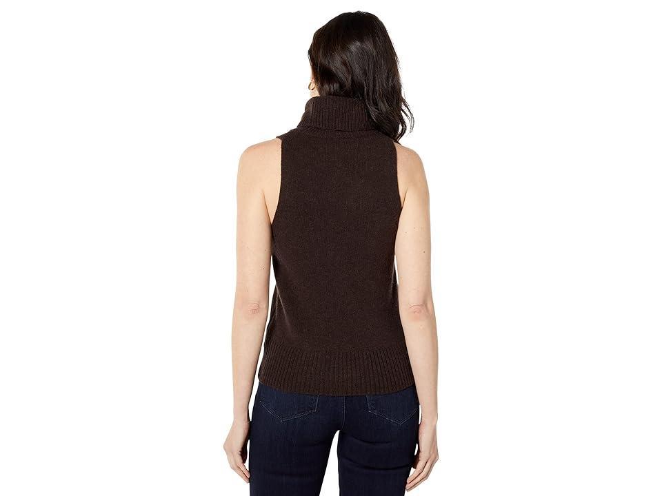 Madewell St Vincent Turtleneck Tank (Heather Molasses) Women's Clothing Product Image