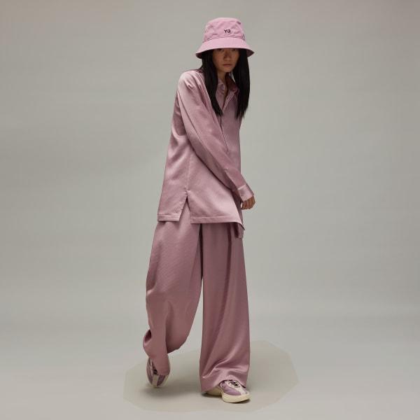 Y-3 Wide Leg Tech Seersucker Pants Product Image