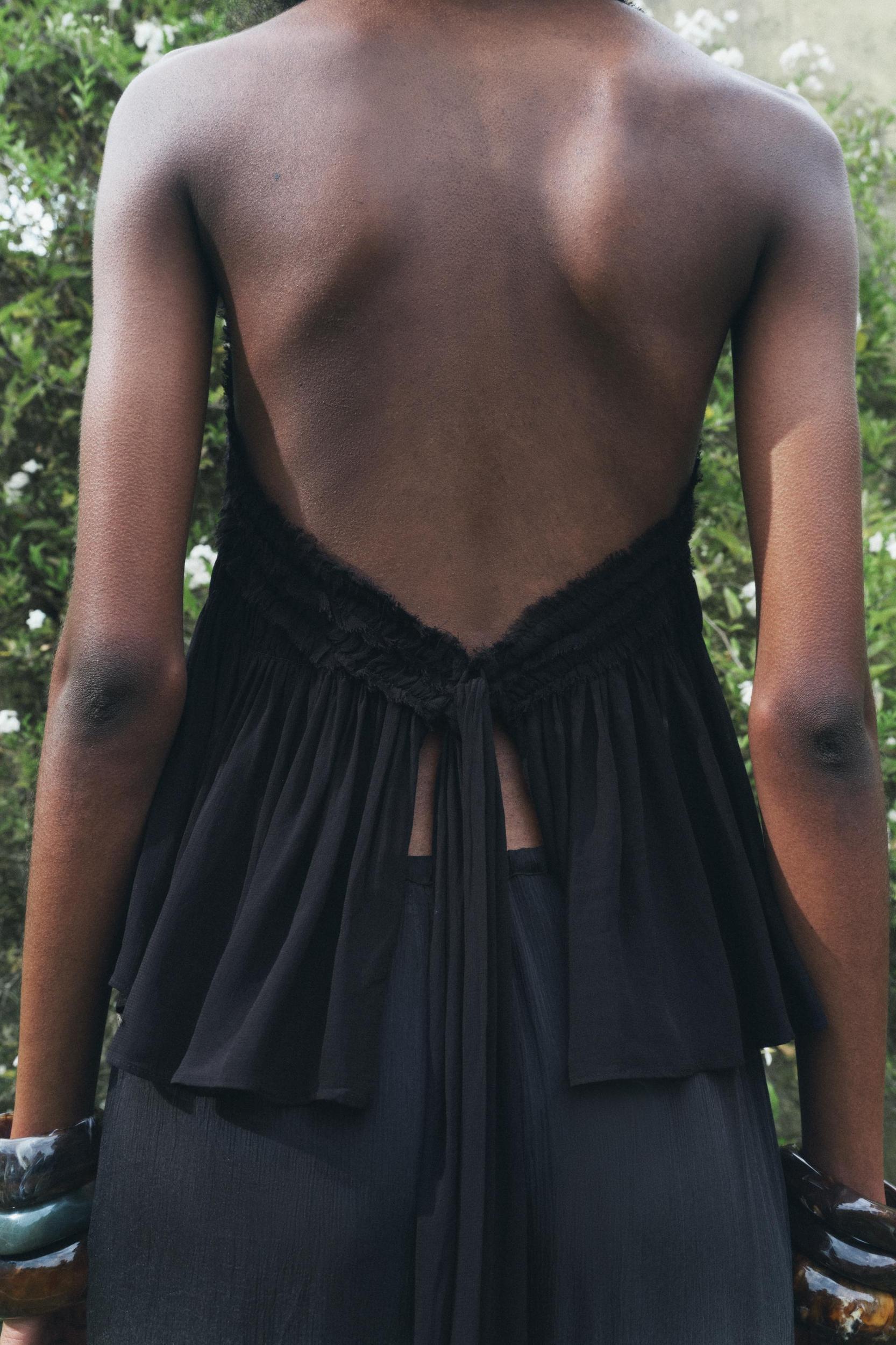 ZW COLLECTION GATHERED HALTER TOP Product Image