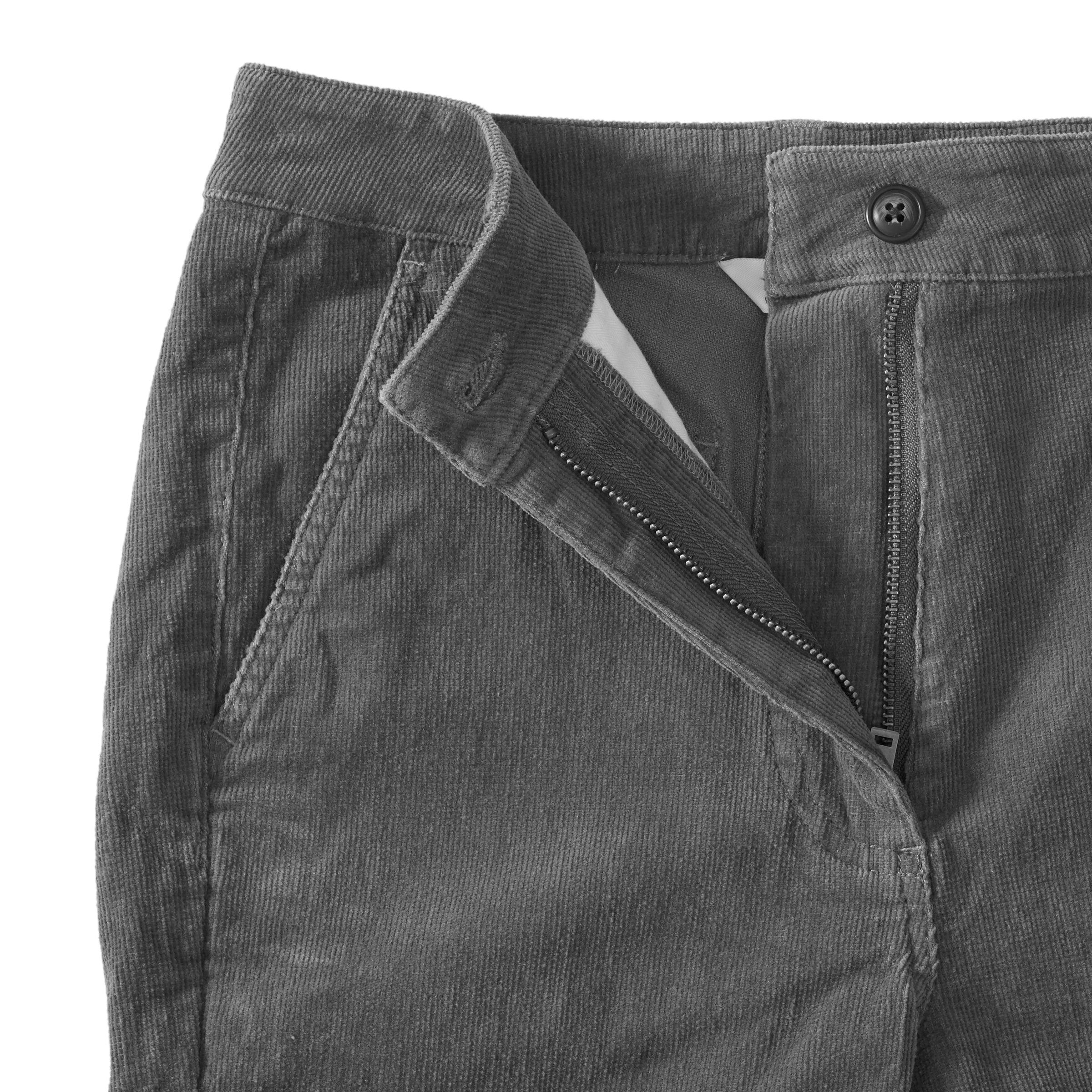 Tracy Slim Ankle Corduroy Pants - Nickel (Final Sale) Female Product Image