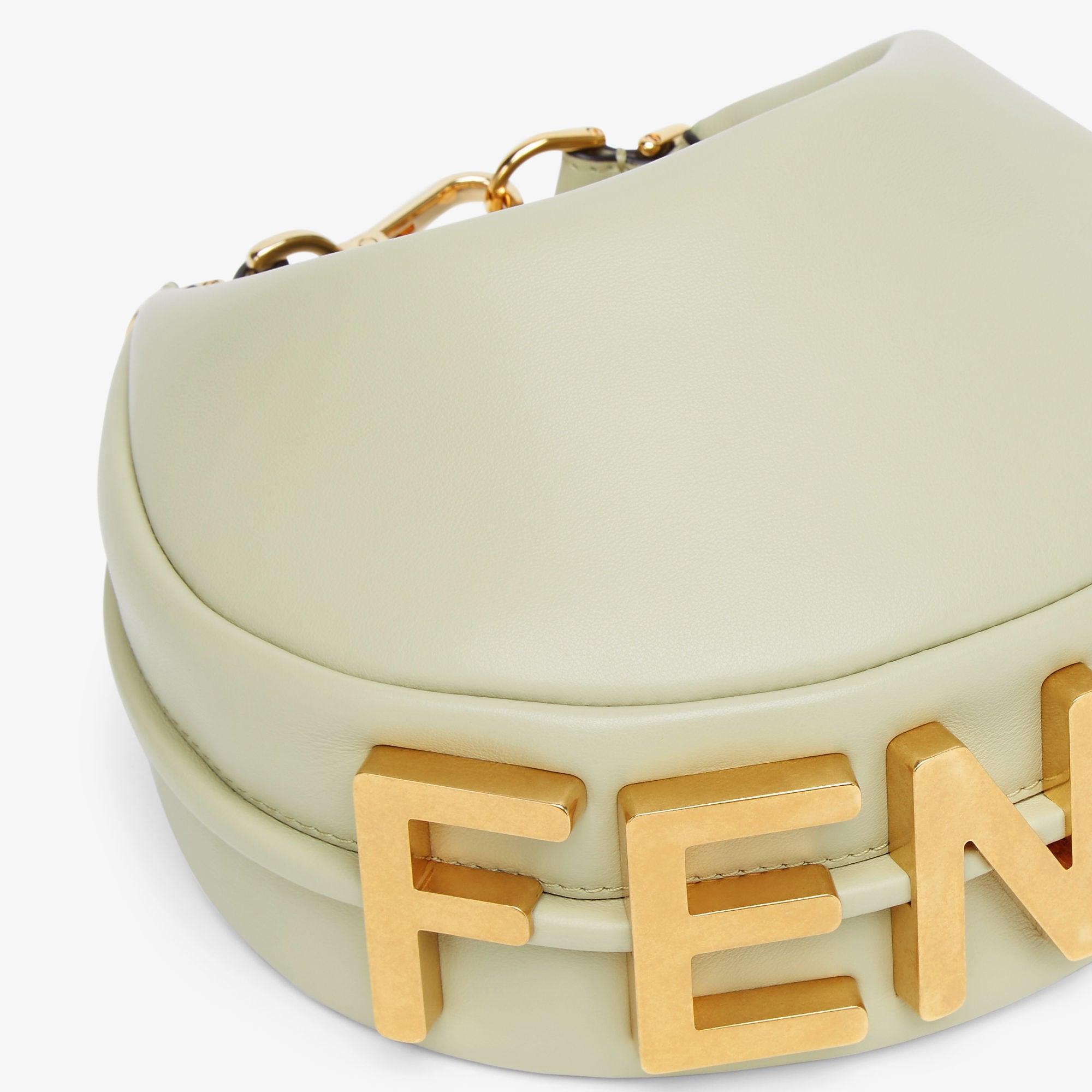 Fendigraphy MiniSage green leather mini-bag Product Image