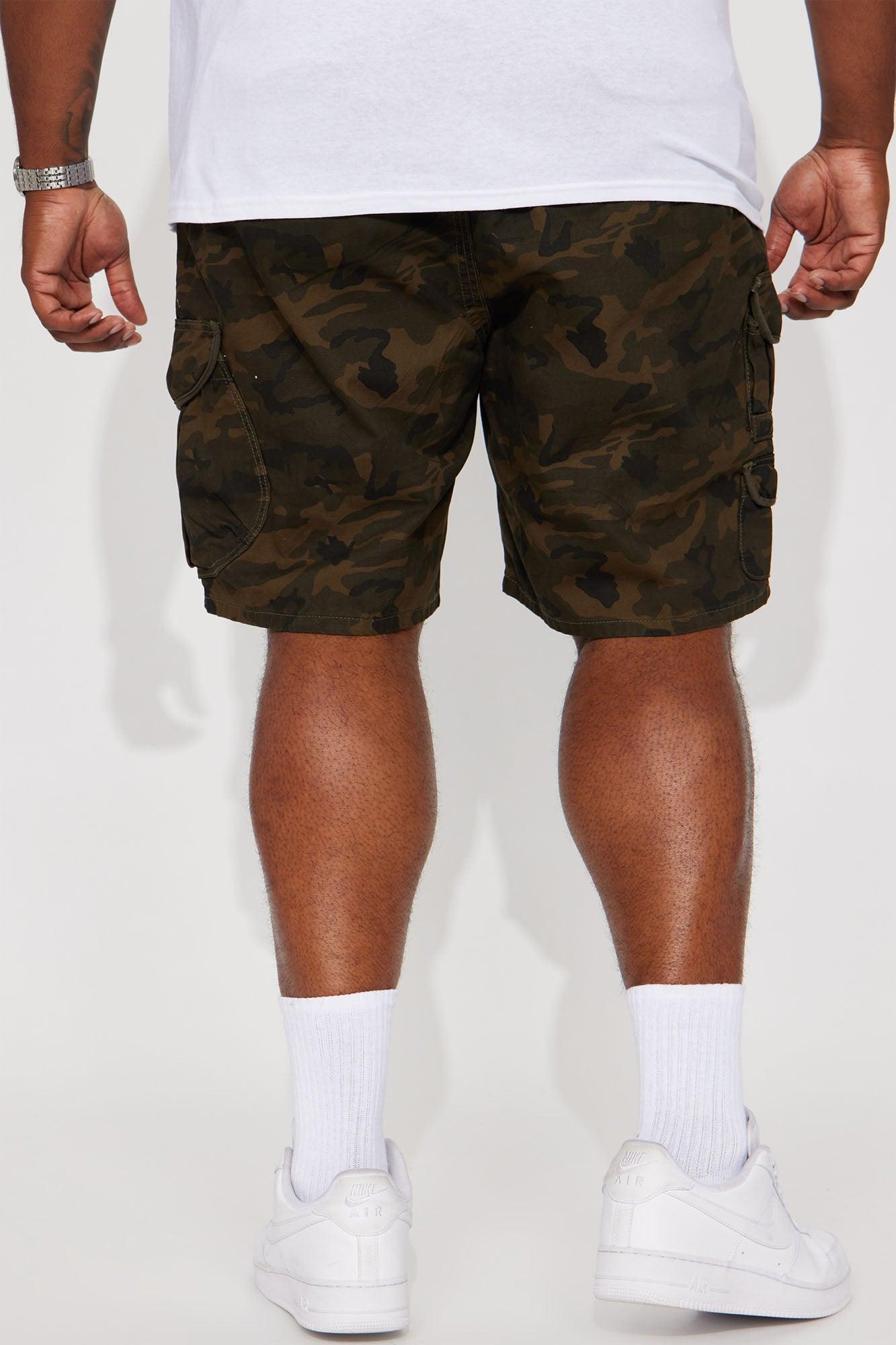 Next Moves Twill Cargo Shorts - Camouflage Product Image