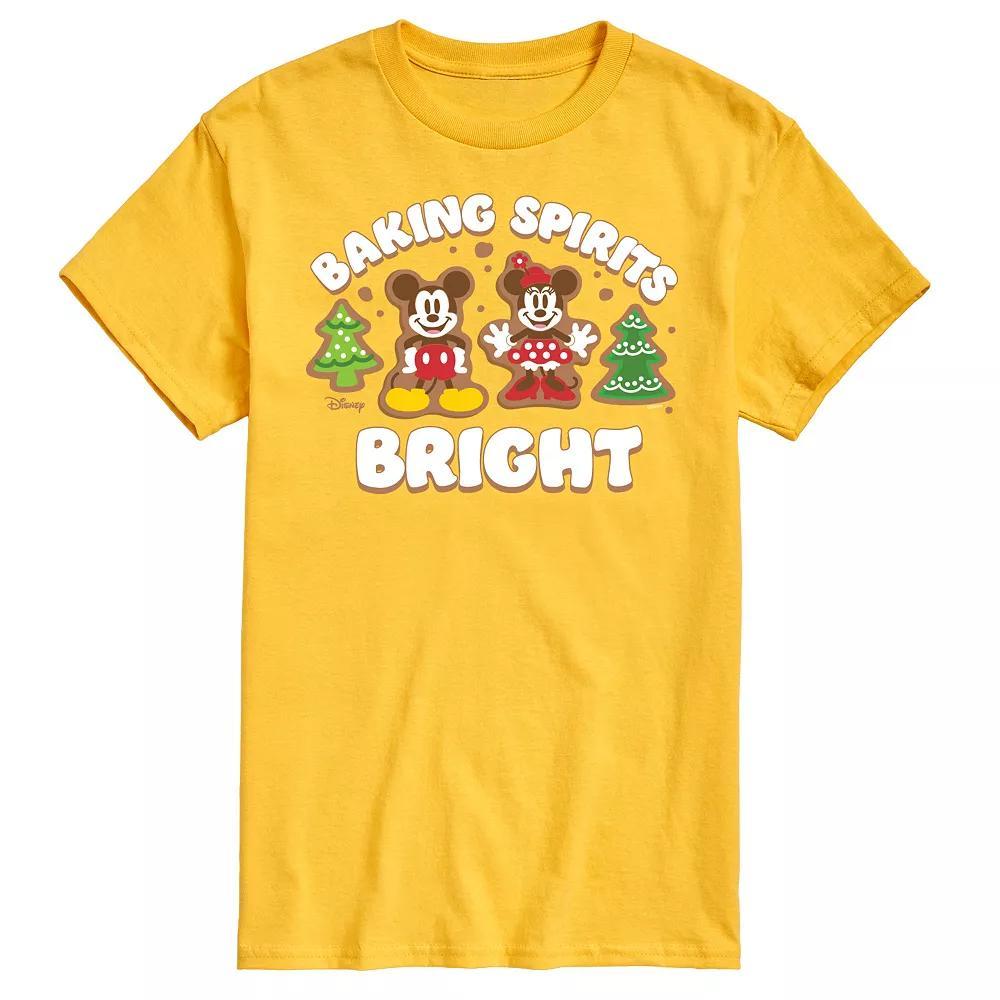 Disneys Mickey & Minnie Mouse Mens Baking Spirits Bright Graphic Tee Product Image