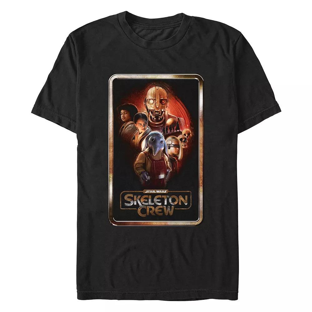 Men's Star Wars Skeleton Crew Characters Poster Graphic Tee, Size: XXL, Black Product Image