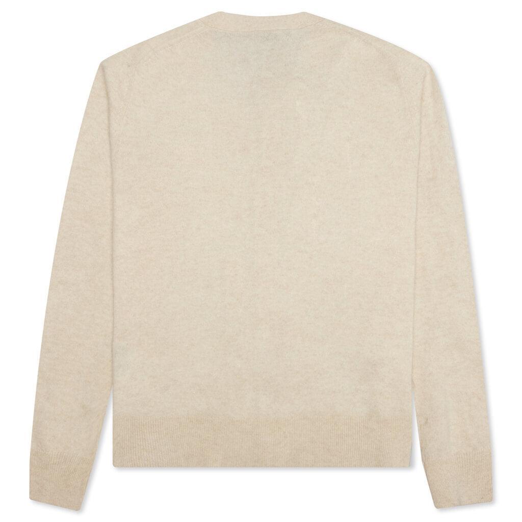 Wool Knit Cardigan - Oatmeal/Melange Male Product Image