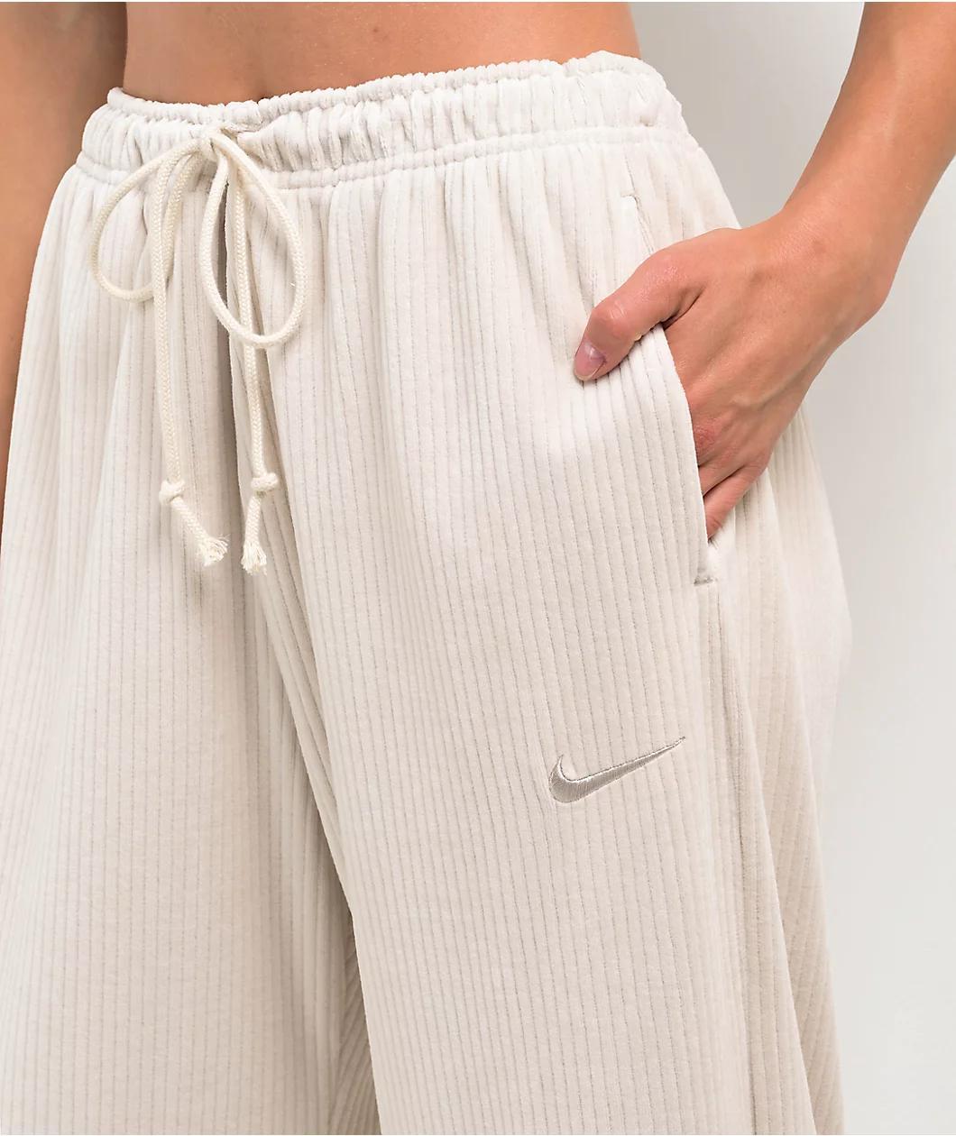 Nike Sportswear Mod Cream Velour Sweatpants Product Image