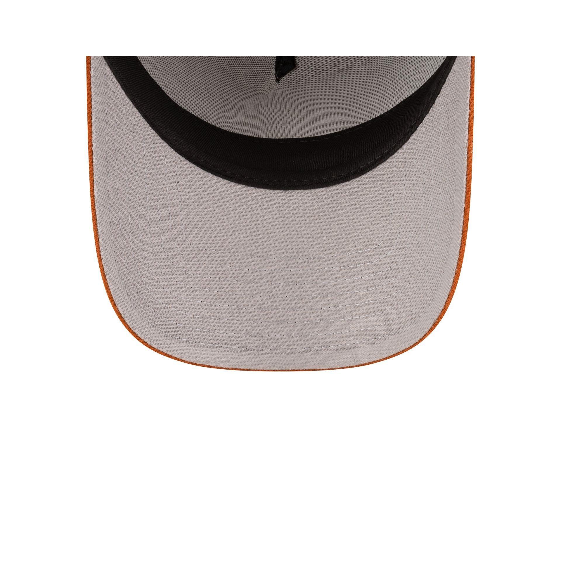 Chicago Cubs Navy 9FORTY A-Frame Snapback Hat Male Product Image