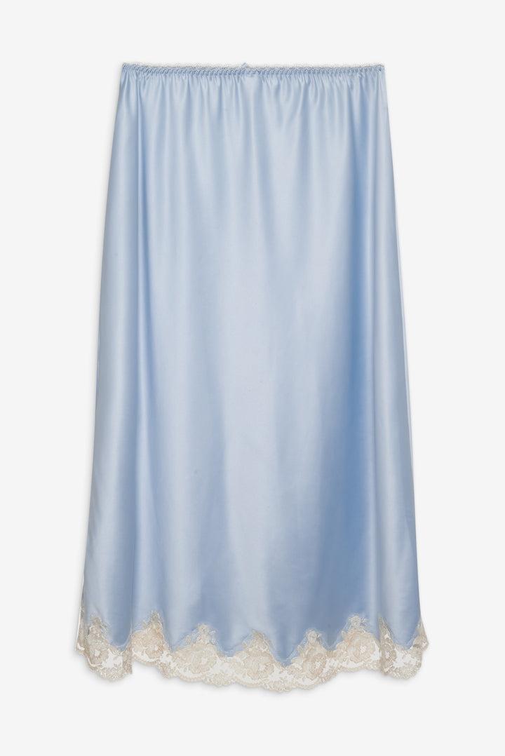 Sweetheart Midi Skirt — Blue Product Image
