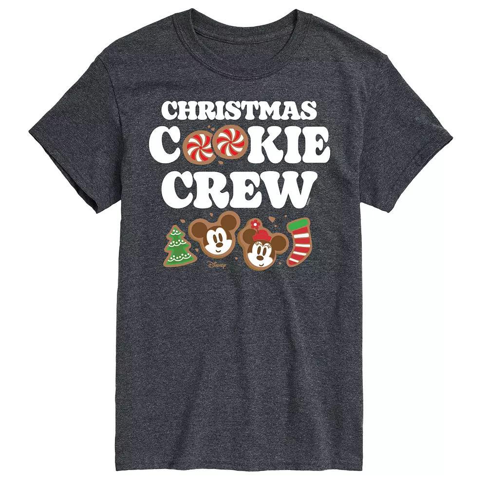 Disney's Big & Tall Christmas Cookie Crew Graphic Tee, Men's, Size: XL Tall, Gray Product Image
