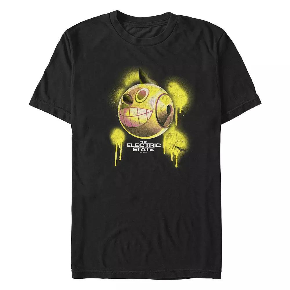 Big & Tall The Electric State Kid Cosmo Spray Paint Graphic Tee, Men's, Size: 5XL, Black Product Image