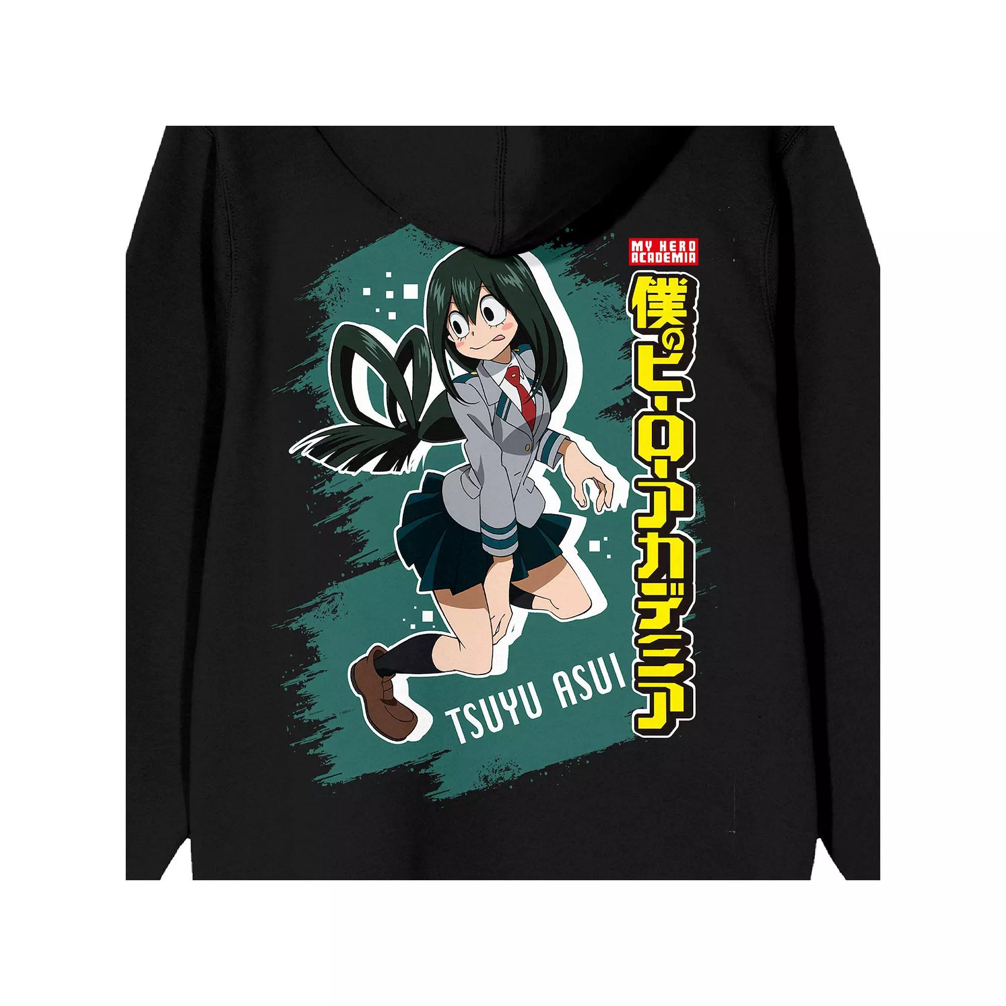 Men's My Hero Academia Asui Tsuyu Hoodie, Size: Large, Black Product Image
