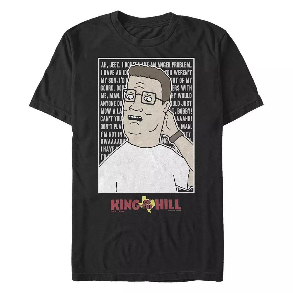 Men's King Of The Hill Hank Quotes Graphic Tee, Size: XXL, Black Product Image