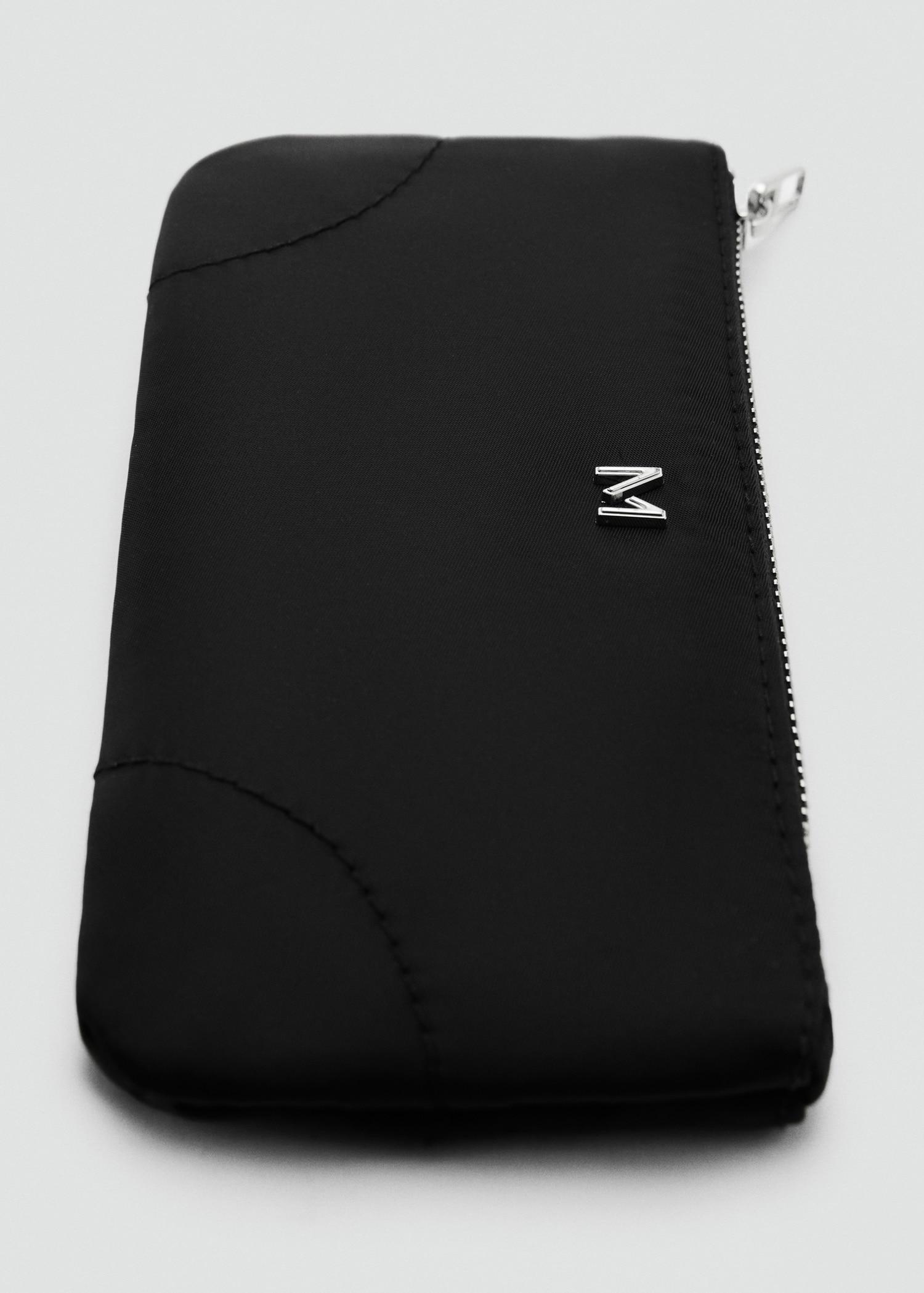 Zipped nylon cosmetics bag - Women | MANGO USA Product Image