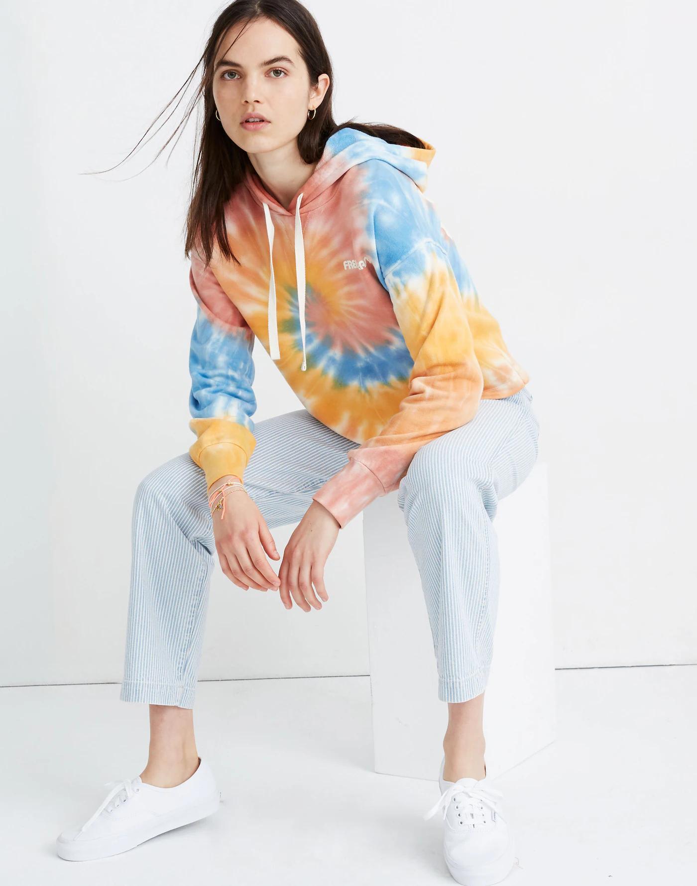 Madewell x Free & Easy® Tie-Dye Hoodie Sweatshirt Product Image