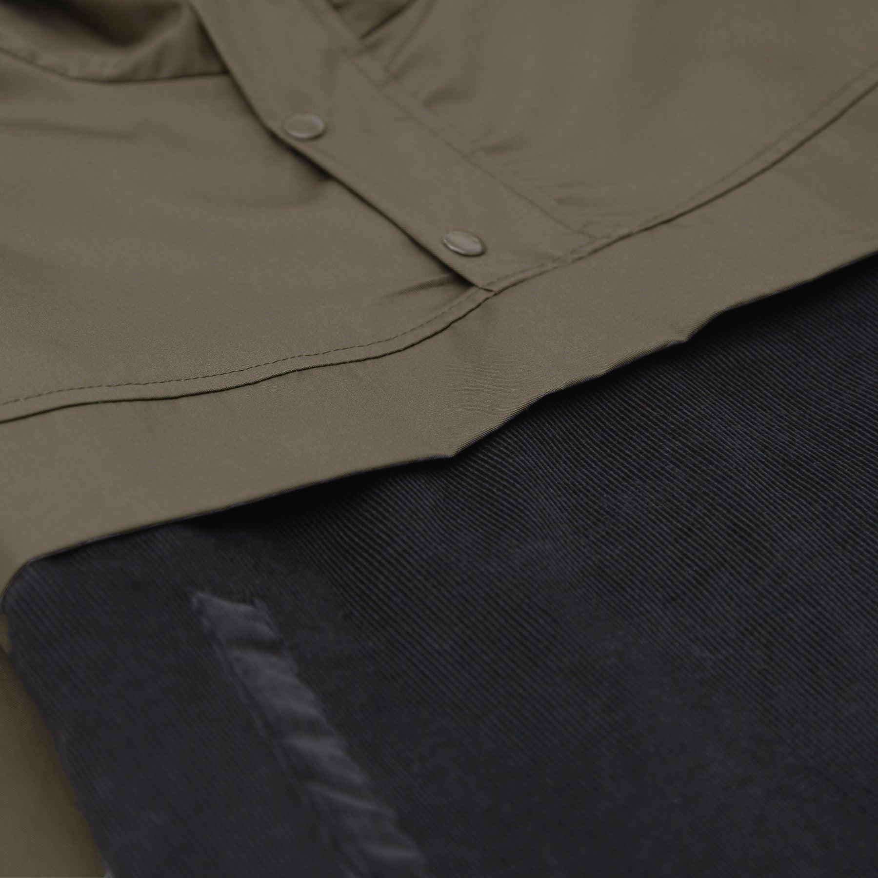 Blacksmith - Two Tone Corduroy/Canvas Pullover - Claret Product Image