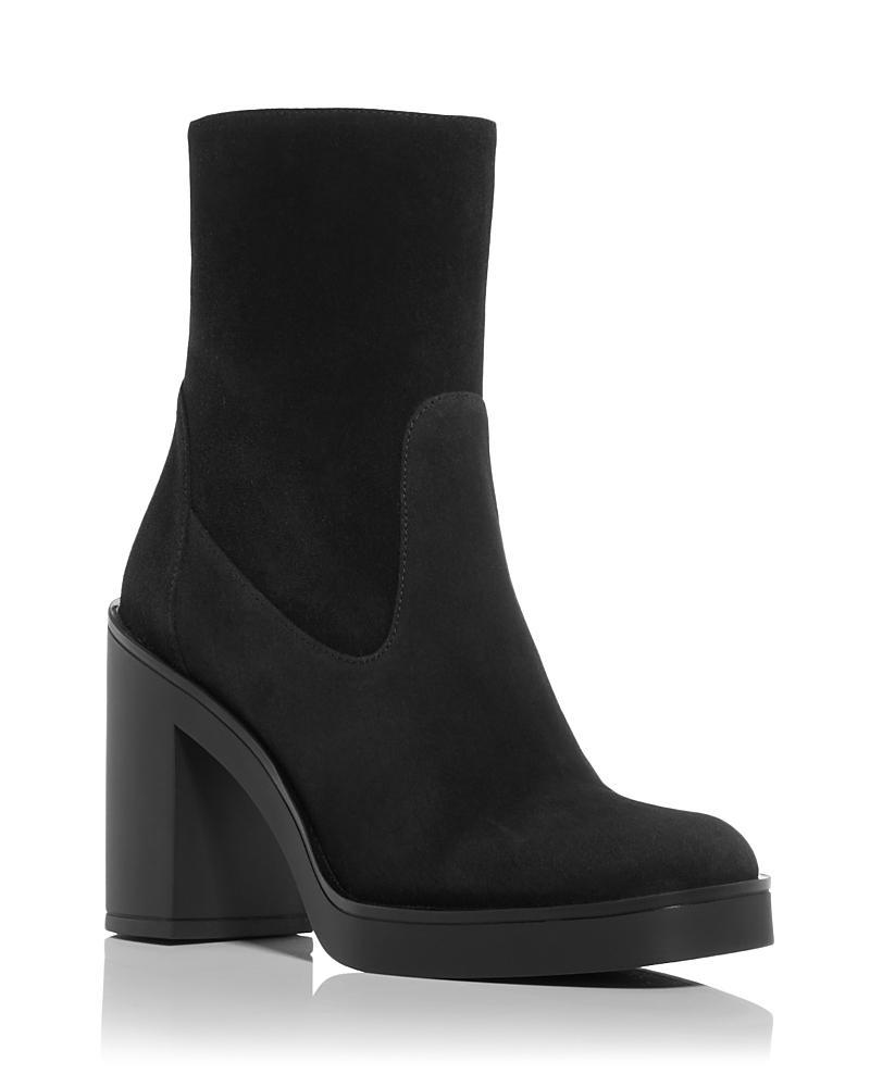 Stuart Weitzman Womens Bethenny 80 Block Heel Booties Product Image