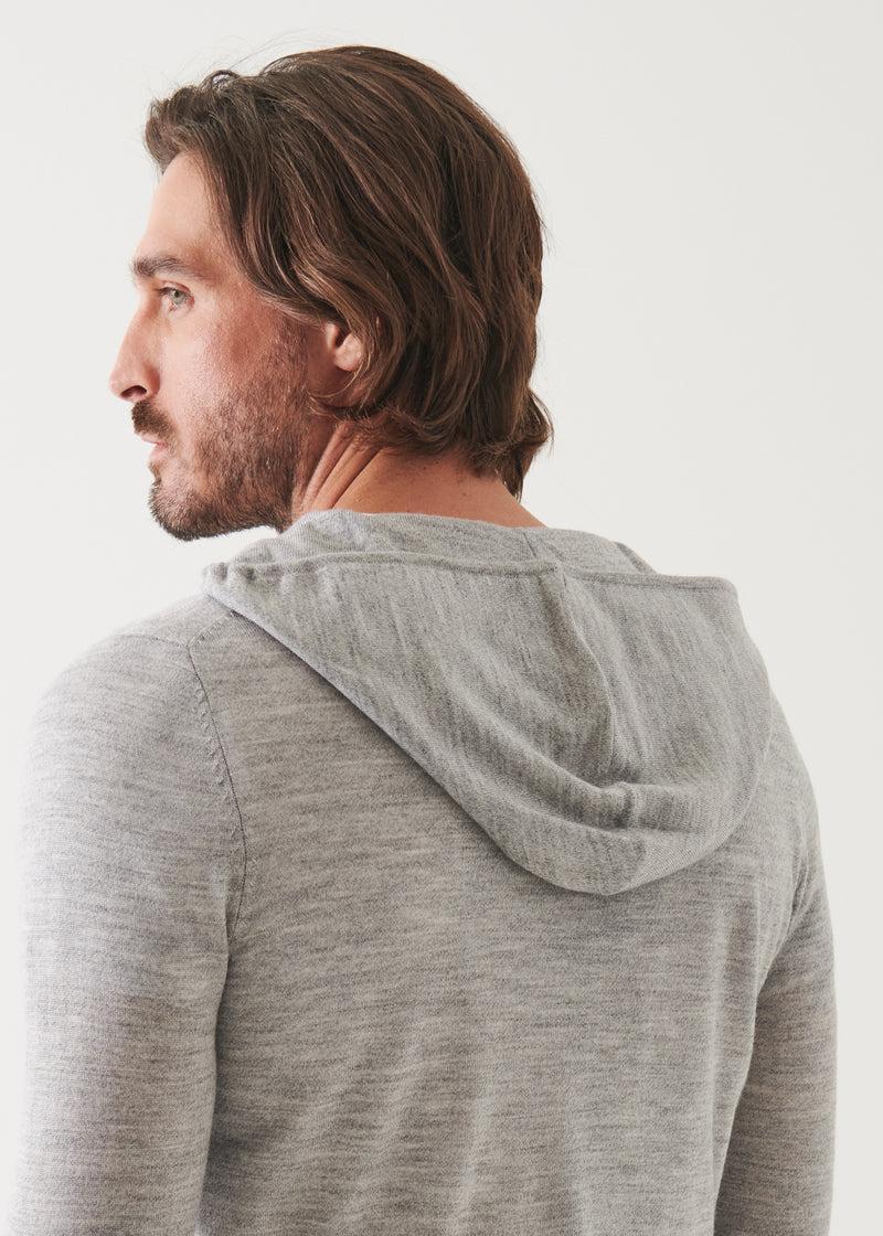Patrick Assaraf Extra-Fine Merino Full Zip Hoodie Product Image