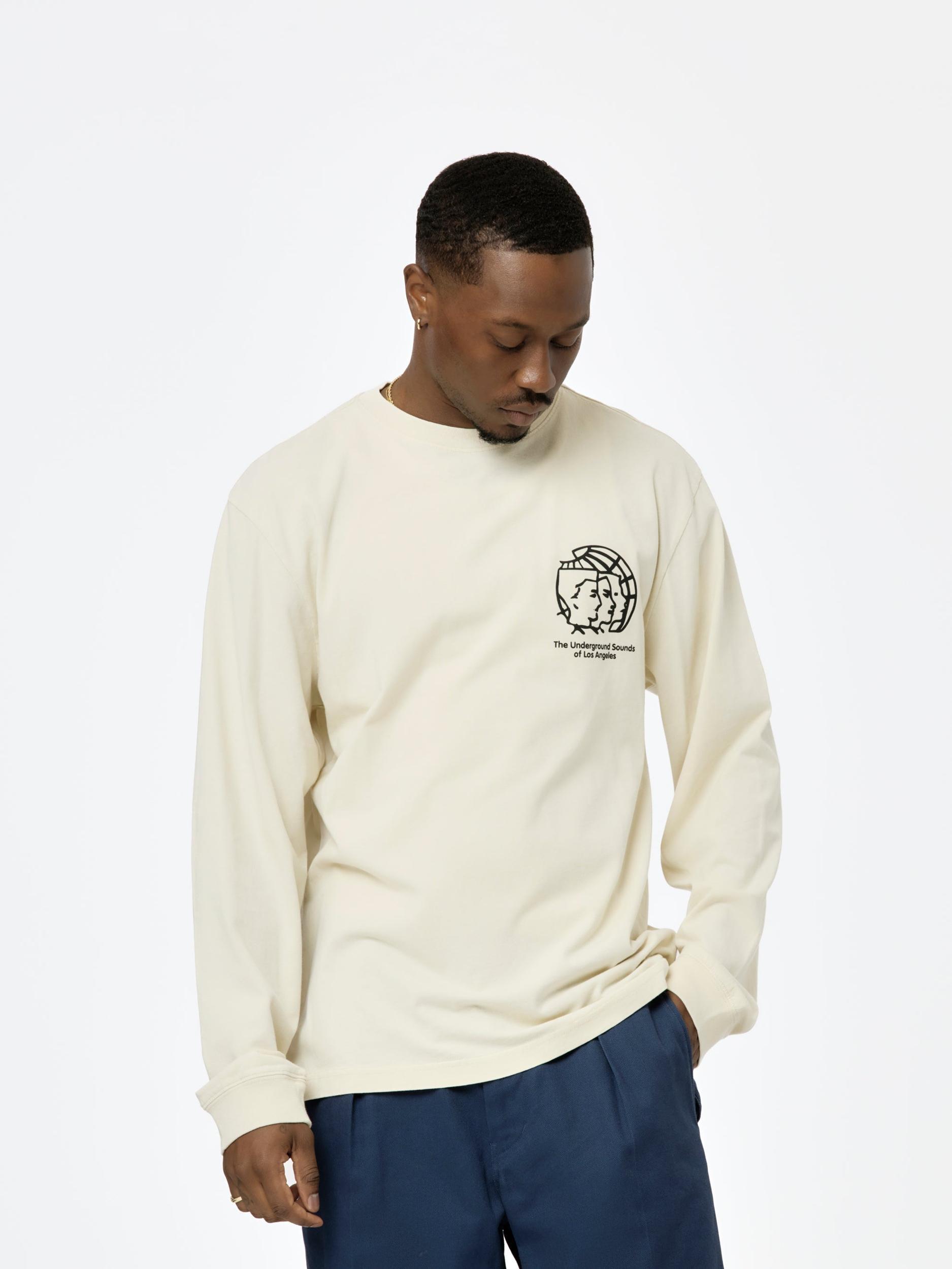 Underground L/S Tee (Cream) Product Image
