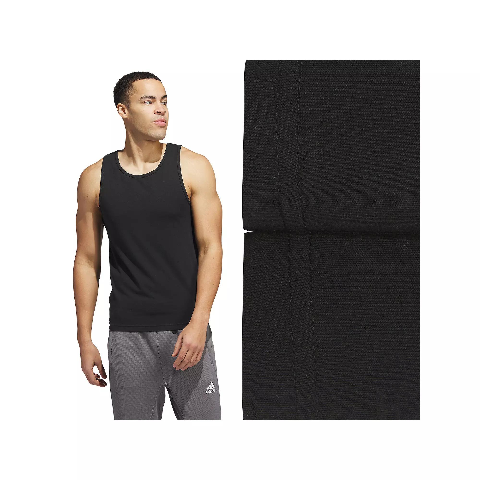 Mens adidas 2-pack Stretch Cotton Tank Tops Product Image