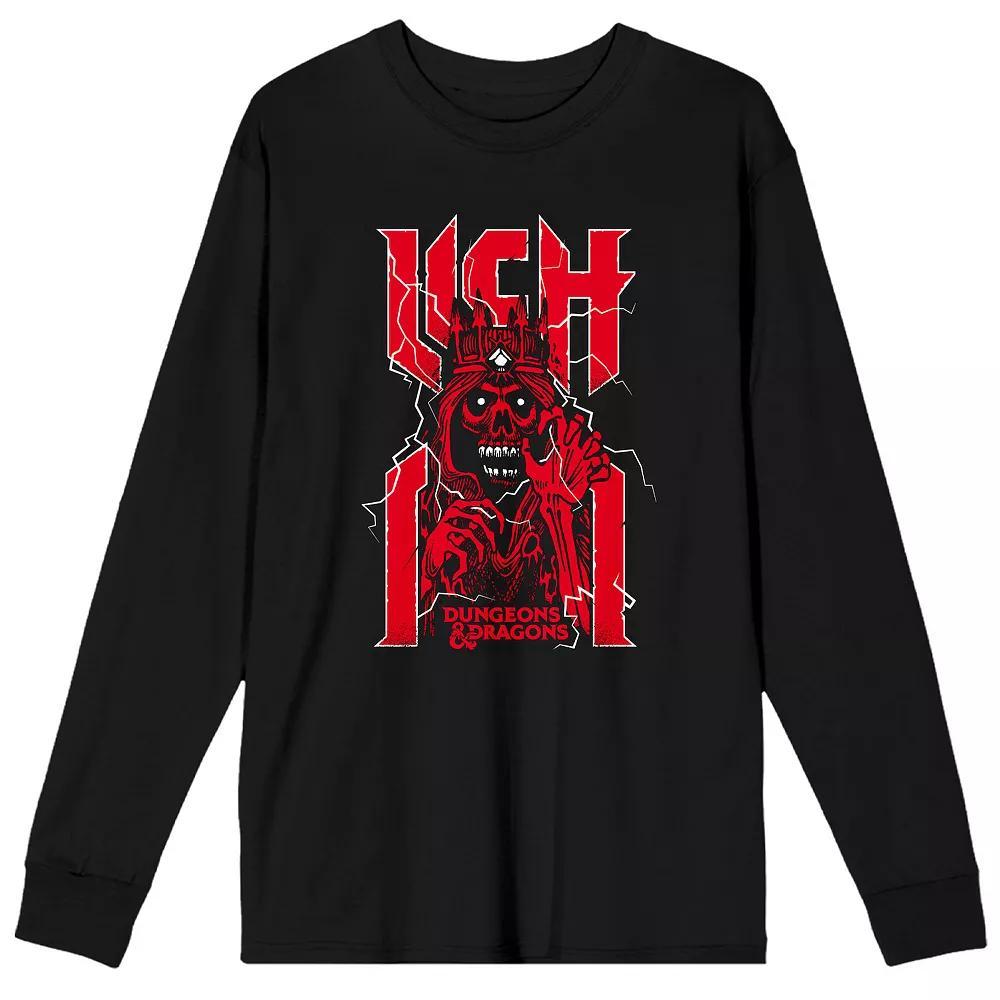 Men's Dungeons & Dragons Lich Long Sleeve Tee, Size: XL, Black Product Image