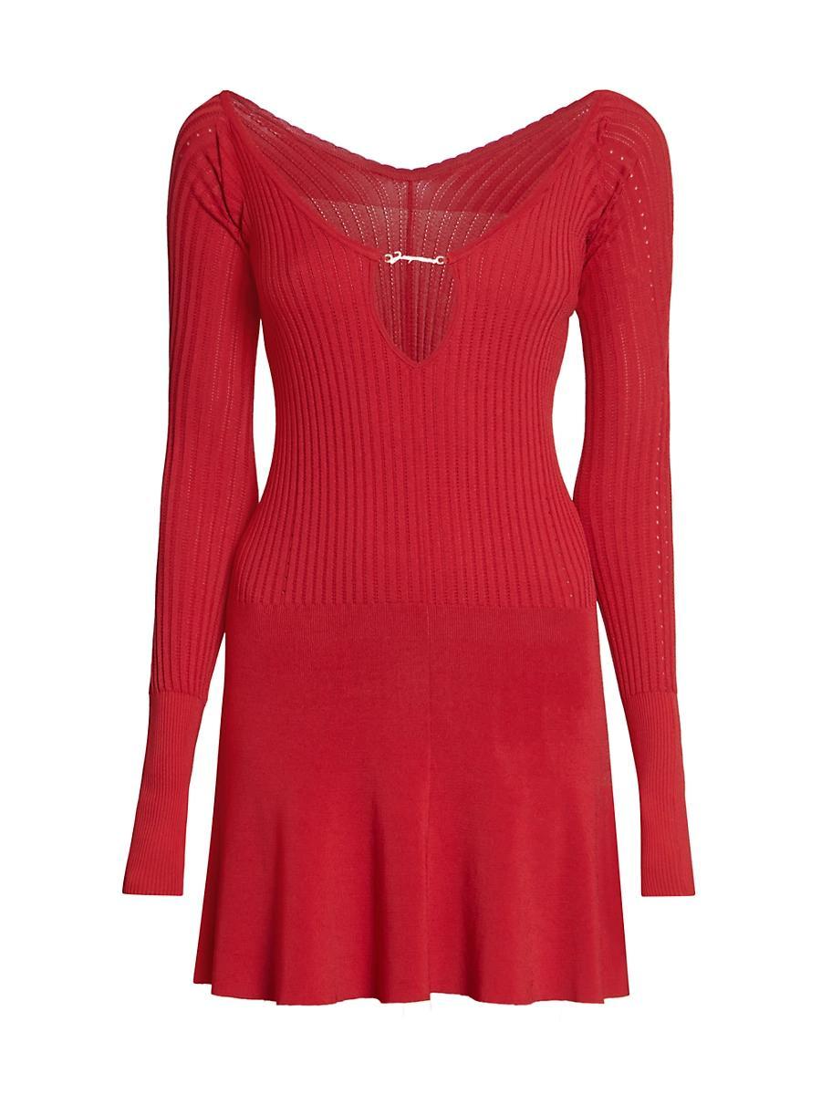 Womens Pralu Logo Hardware Minidress Product Image