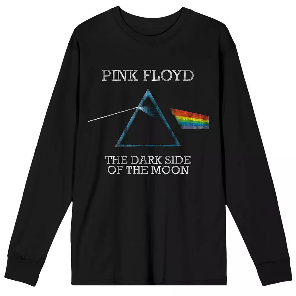 Men's Pink Floyd The Dark Side Of Long Sleeve Tee, Size: Small, Black Product Image
