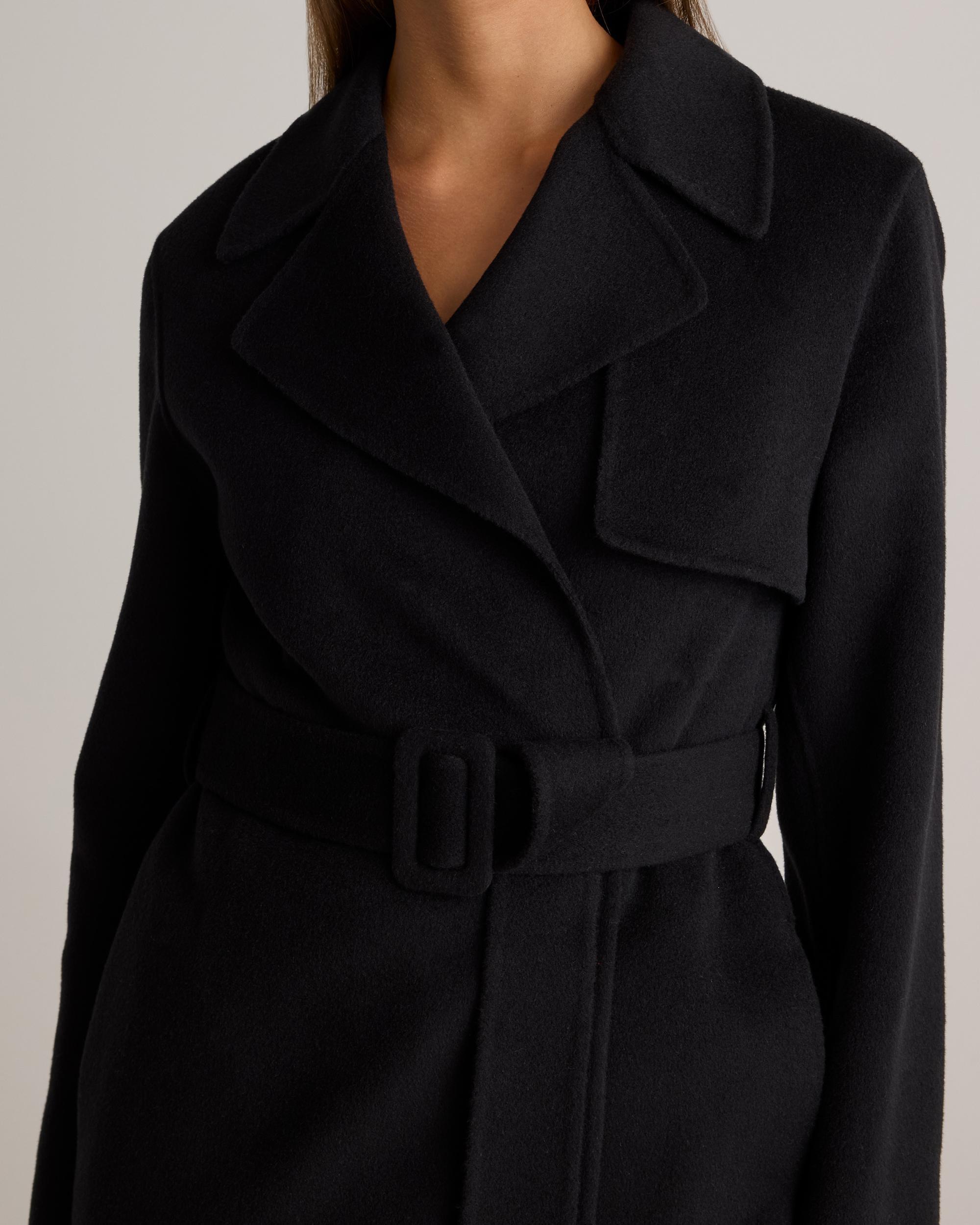 Quince | Women's Double-Faced Merino Wool Trench Coat Wool/Nylon Product Image