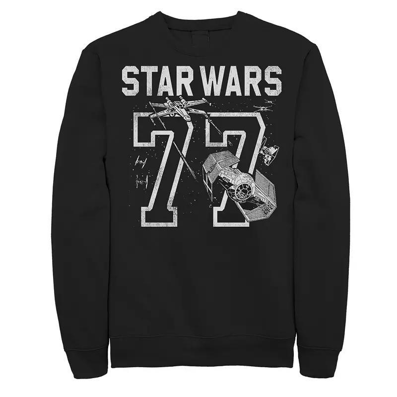 Disney's Star Wars Men's 77 Varsity Fleece, Size: 4XL Tall, Black Product Image
