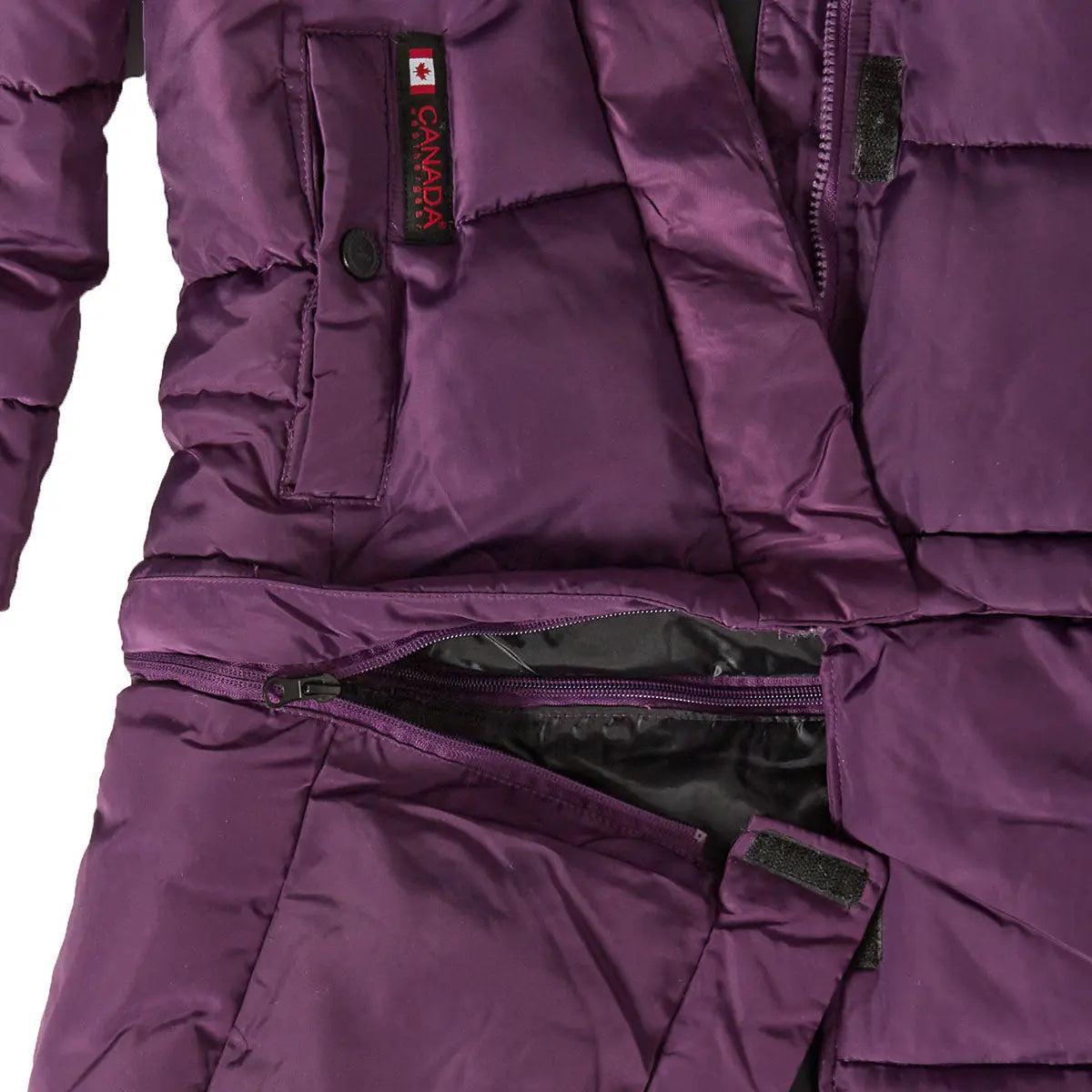 Canada Weather Gear Women's Long Puffer with Sherpa Lined Hood Product Image