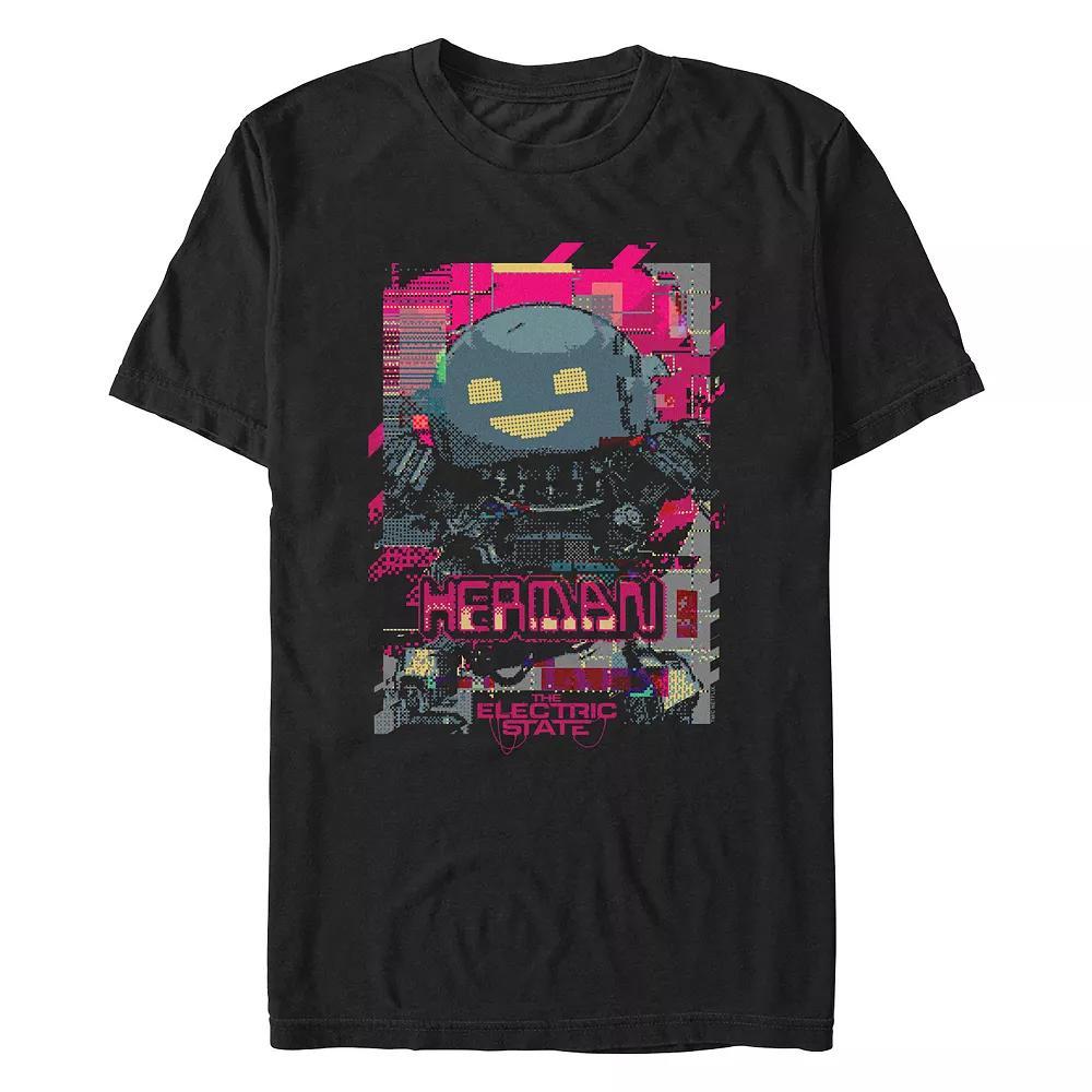 Big & Tall The Electric State Herman Poster Graphic Tee, Men's, Size: XXL Tall, Black Product Image