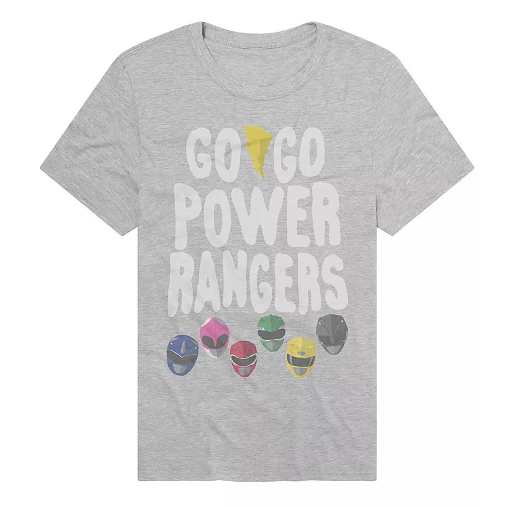 Men's Power Rangers Mighty Morphin' Graphic Tee, Size: XXL, Athletic Grey Product Image