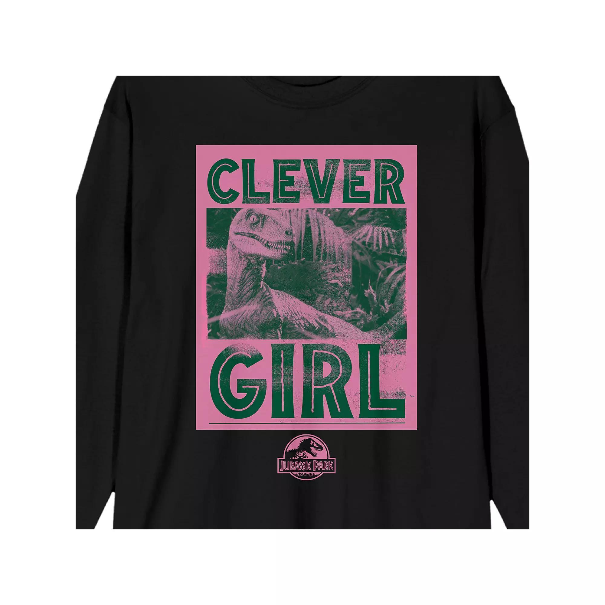 Men's Jurassic Park Clever Girl Graphic Sweatshirt, Size: XL, Black Product Image
