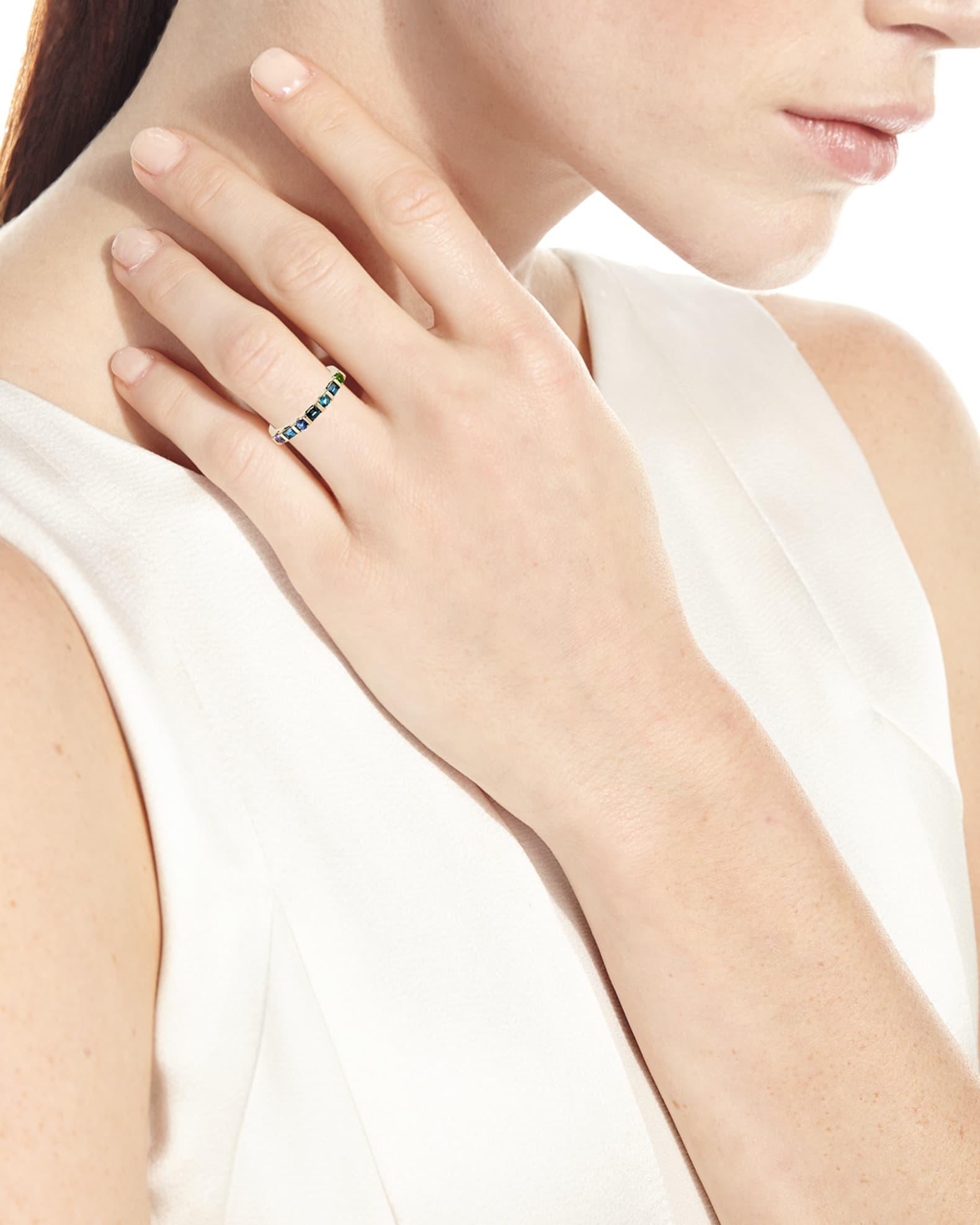14k Yellow Gold Multi-Shape Stone Ring Product Image