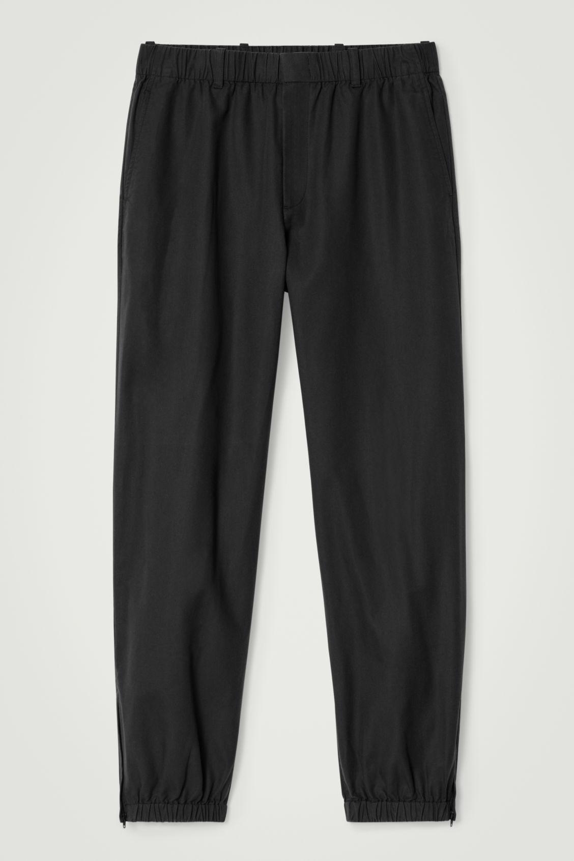 ELASTICATED TAPERED PANTS Product Image
