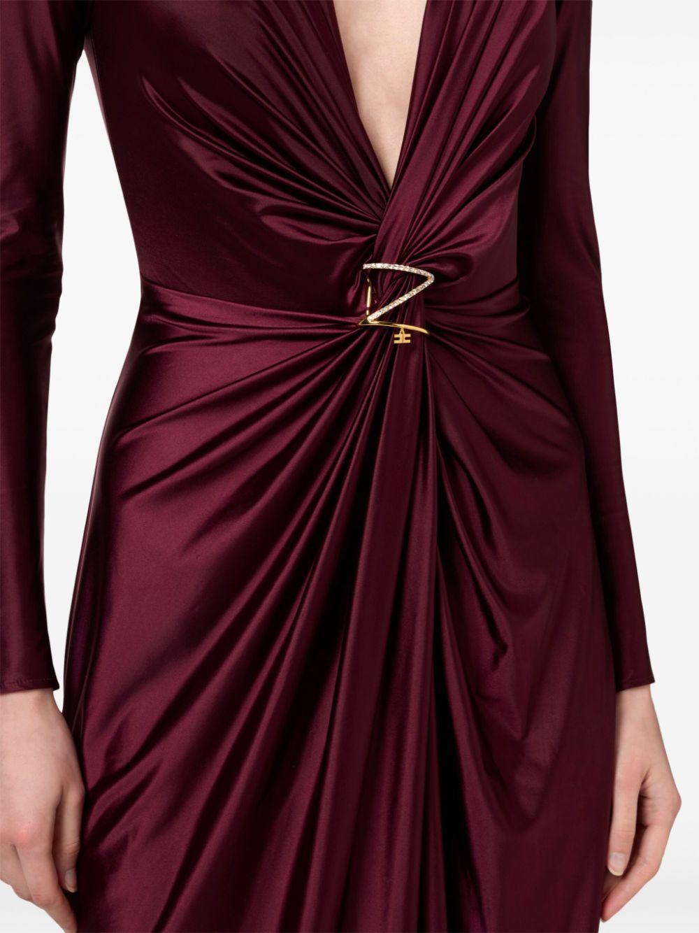 knot-detail gown Product Image