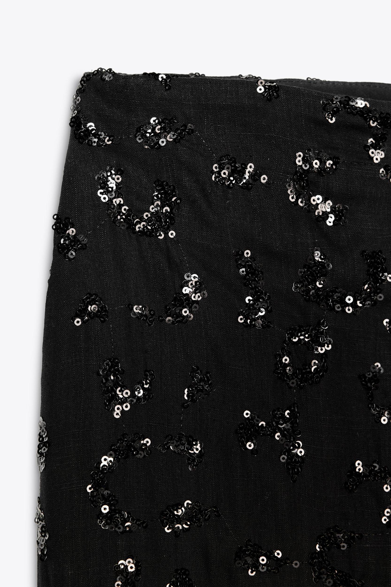 SEQUIN VOLUME PANTS Product Image