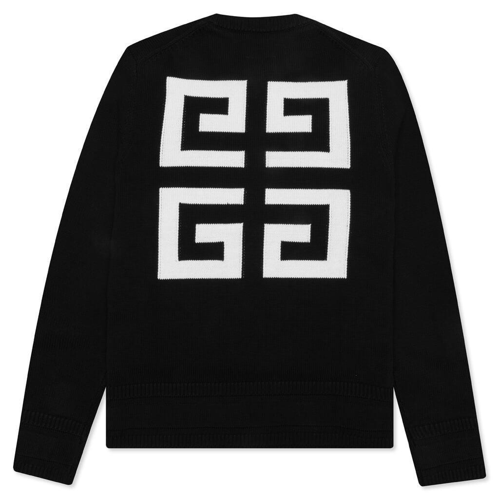 4G Crewneck Sweater - Black Male Product Image