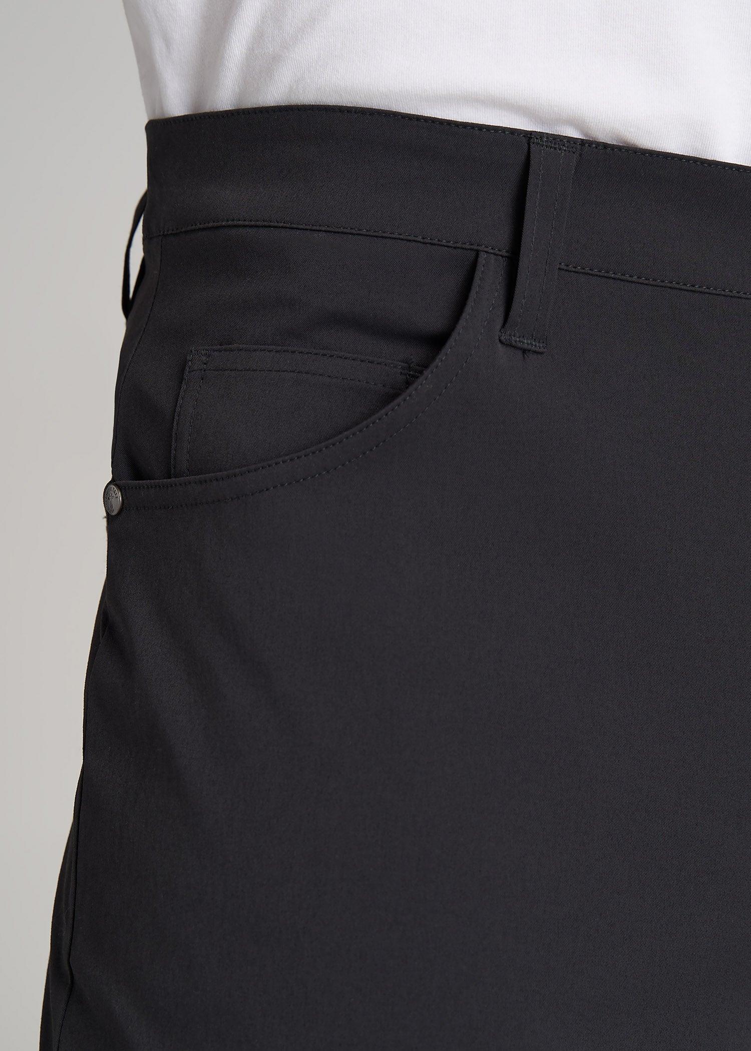 TAPERED-FIT Traveler Pants for Tall Men in White Product Image
