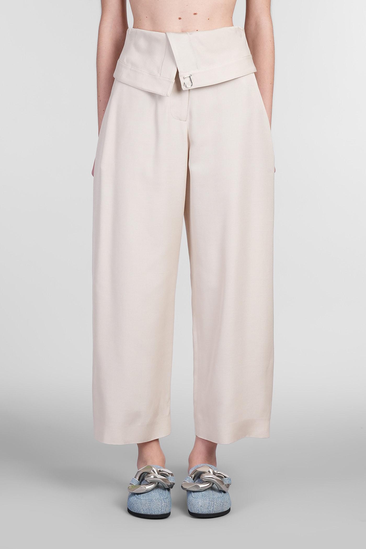 JW ANDERSON Pants In Beige Product Image
